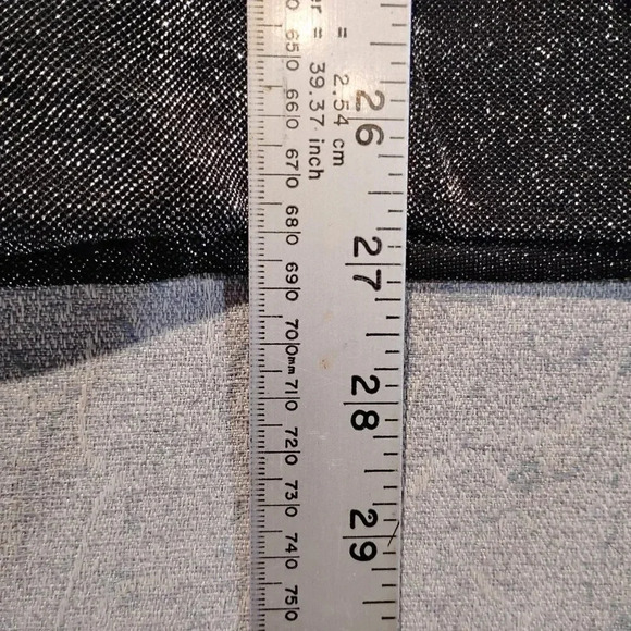 Amisu Women's Silver Long Sleeve Metallic Double Breasted  Blazer in Size 38 - Picture 9 of 11